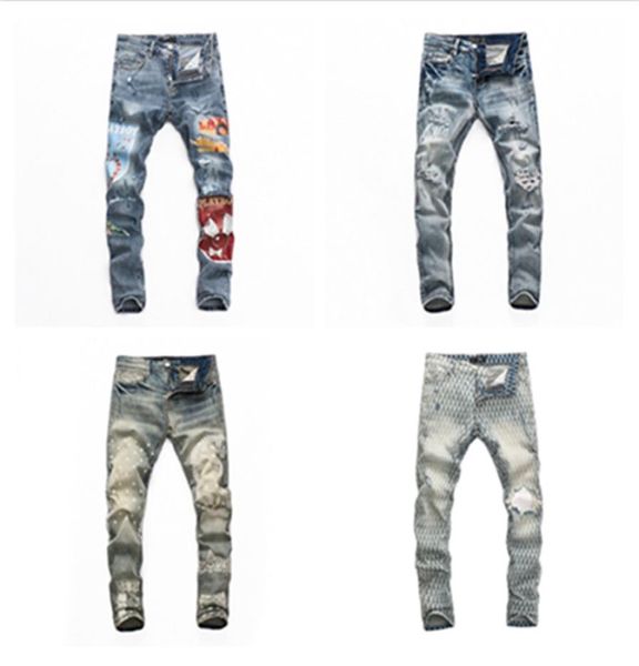 men039s jeans distressed ripped biker pants slim fit motorcycle denim pant mens designer jeans size 28403413021, Blue
men039s jeans distressed ripped biker pants slim fit motorcycle denim pant mens designer jeans size 28403413021, Blue
