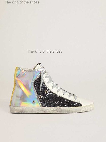high small dirty shoes designer luxury version italian handmade lab limited edition francy women's holographic sneakers with glitter
high small dirty shoes designer luxury version italian handmade lab limited edition francy women's holographic sneakers with glitter