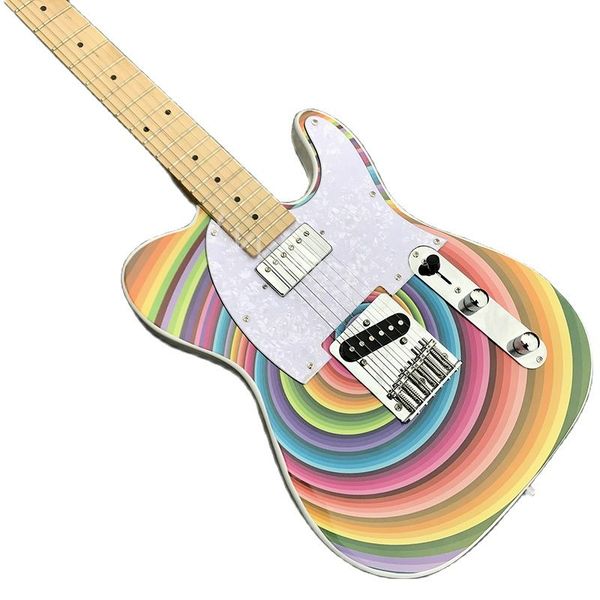 lvyclassic electric guitar exquisite rainbow circle appearance made of solid wood maple fingerboard delivery to home
lvyclassic electric guitar exquisite rainbow circle appearance made of solid wood maple fingerboard delivery to home