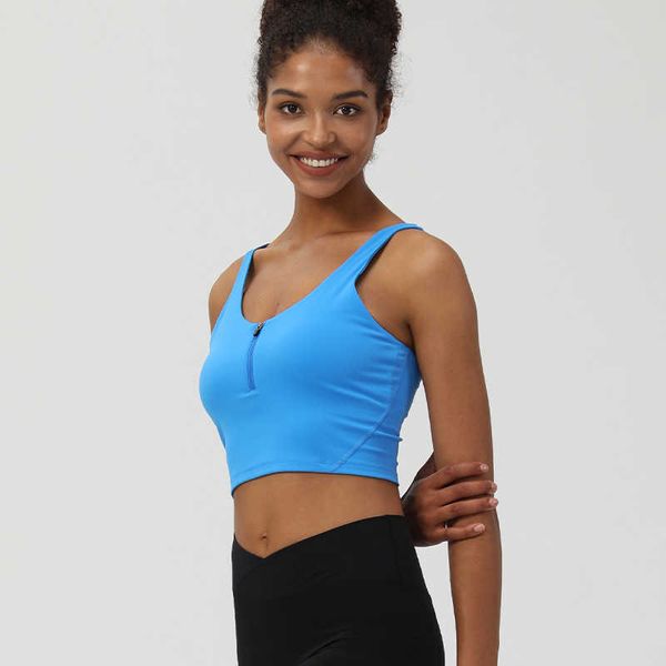 lu-303 yoga tank suit front zipper sports bra underwear women's shockproof fitness bra deep u back gym vest, White;red
lu-303 yoga tank suit front zipper sports bra underwear women's shockproof fitness bra deep u back gym vest, White;red