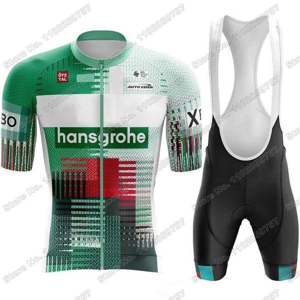 Popular Hansgrohe Team 2022 Cycling jersey Set Summer Cycling Clothing Road Bike Shirts Suit Bicycle Tops MTB Maillot
Popular Hansgrohe Team 2022 Cycling jersey Set Summer Cycling Clothing Road Bike Shirts Suit Bicycle Tops MTB Maillot