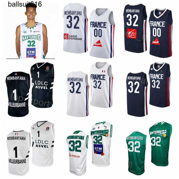 printed basketball nanterre 92 team maillot 32 victor wembanyama jersey ldlc asvel national france u19 color navy blue white green black for, Black;red
printed basketball nanterre 92 team maillot 32 victor wembanyama jersey ldlc asvel national france u19 color navy blue white green black for, Black;red