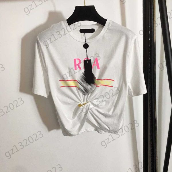 womens clothes t-shirts letter figure logo printing round neck short pin fold design slim tees fashion joker women clothing 2 colors, White
womens clothes t-shirts letter figure logo printing round neck short pin fold design slim tees fashion joker women clothing 2 colors, White
