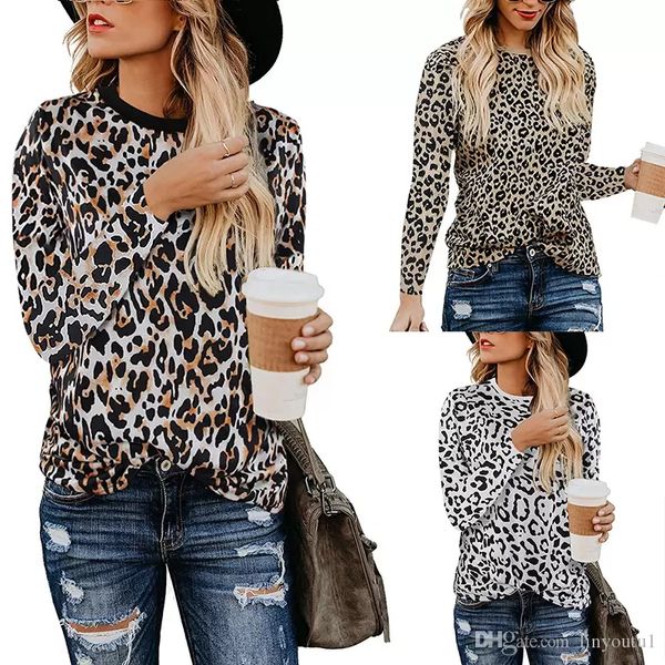 wholesale womens round neck long sleeve t shirts summer ladies knitting stitching leopard chiffon t-shirt european style, White
wholesale womens round neck long sleeve t shirts summer ladies knitting stitching leopard chiffon t-shirt european style, White