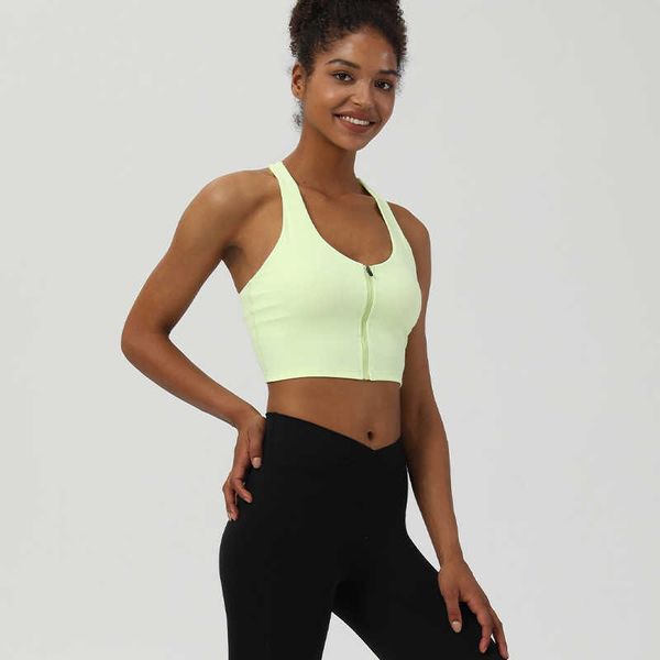 zipper lu-302 front sports bra women's underwear gym vest high strength shockproof y style back running fitness yoga tank
zipper lu-302 front sports bra women's underwear gym vest high strength shockproof y style back running fitness yoga tank
