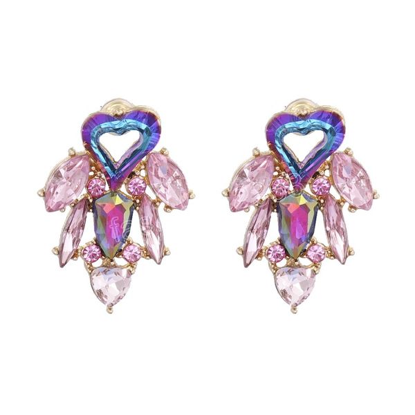 green heart crystal statement earrings irregular rhinestone drop dangle earrings jewelry gift, Silver
green heart crystal statement earrings irregular rhinestone drop dangle earrings jewelry gift, Silver
