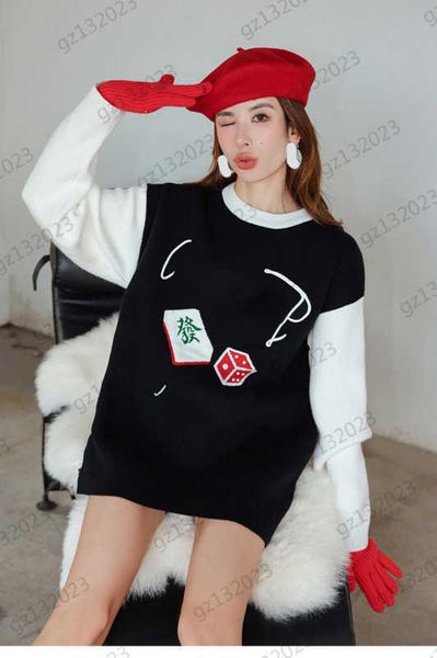 womens sweaters new year rich print christmas knitted sweater classic color matching round neck long sleeve pullover joker knitwear women cl, White;black
womens sweaters new year rich print christmas knitted sweater classic color matching round neck long sleeve pullover joker knitwear women cl, White;black