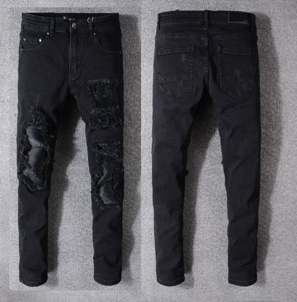 fashion men039s jeans runway slim racer biker jeans 1133 hiphop skinny men denim ripped joggers pants male wrinkle jean trouse7368123, Blue
fashion men039s jeans runway slim racer biker jeans 1133 hiphop skinny men denim ripped joggers pants male wrinkle jean trouse7368123, Blue