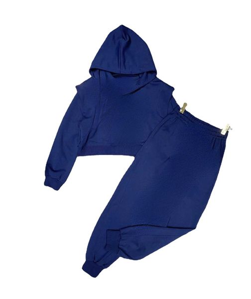 women's two piece pants autumn and winter new three dimensional letter offset short sweatshirt, White
women's two piece pants autumn and winter new three dimensional letter offset short sweatshirt, White