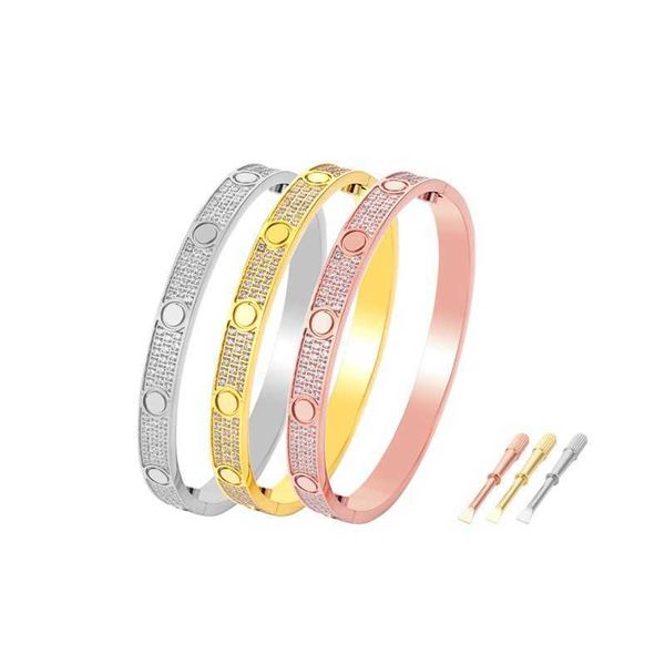 designer ten diamond rose gold couple screwdriver bracelet inlaid with three rows of zigzag titanium steel card home star, Black
designer ten diamond rose gold couple screwdriver bracelet inlaid with three rows of zigzag titanium steel card home star, Black