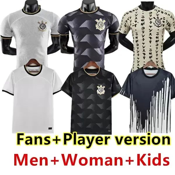 22 23 corinthian soccer jersey player version camisa maycon willian roger guedes gil jo fagner augusto giuliano paulinho joao luan men woman, Black;yellow
22 23 corinthian soccer jersey player version camisa maycon willian roger guedes gil jo fagner augusto giuliano paulinho joao luan men woman, Black;yellow