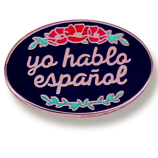 yo hablo espanol ik spreek spaans brooch enamel pin brooches metal badges lapel pins denim jacket jewelry accessories gifts, Blue
yo hablo espanol ik spreek spaans brooch enamel pin brooches metal badges lapel pins denim jacket jewelry accessories gifts, Blue
