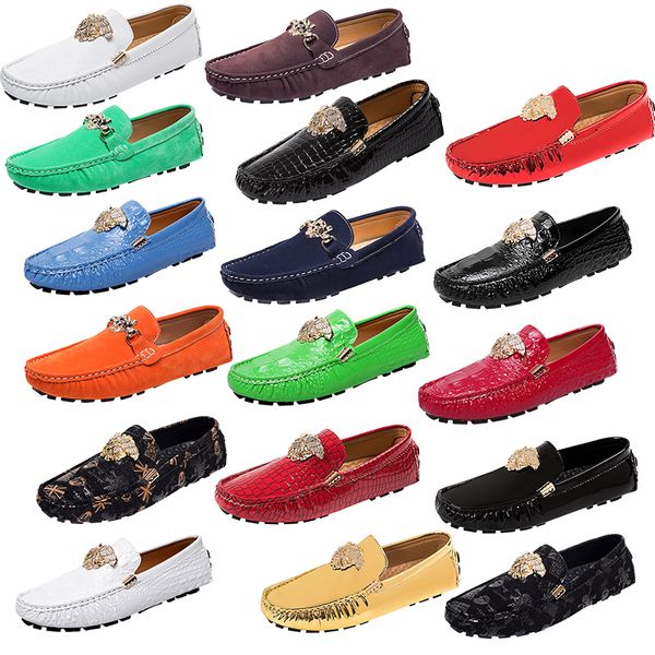 brand printed pattern metal buckleitalian designer genuine leather men women's shoes black loafers moccasins driving shoe casual flat d
brand printed pattern metal buckleitalian designer genuine leather men women's shoes black loafers moccasins driving shoe casual flat d