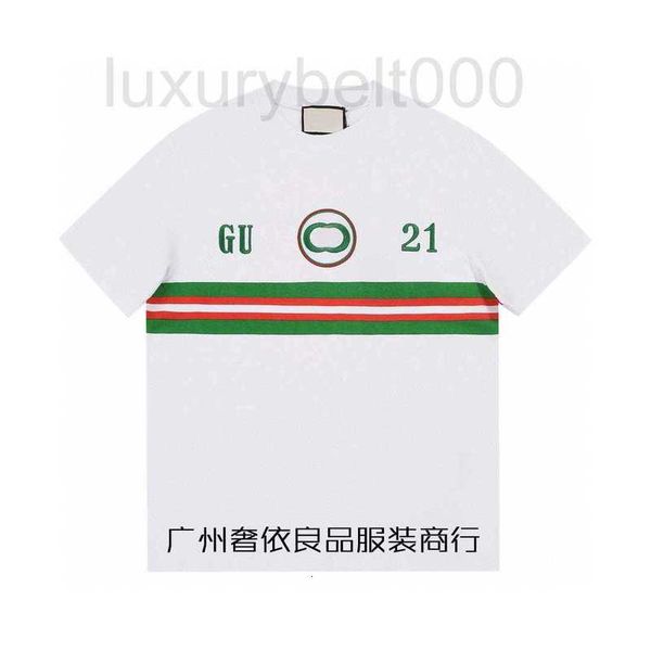 women's t-shirt designer g new 1921 embroidery with interlock red and green printed stripe for men women crlo, White
women's t-shirt designer g new 1921 embroidery with interlock red and green printed stripe for men women crlo, White