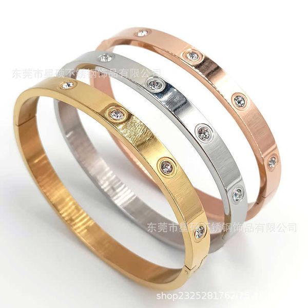 designer new c home titanium steel bracelet stainless ten diamond clasp selling, Black
designer new c home titanium steel bracelet stainless ten diamond clasp selling, Black