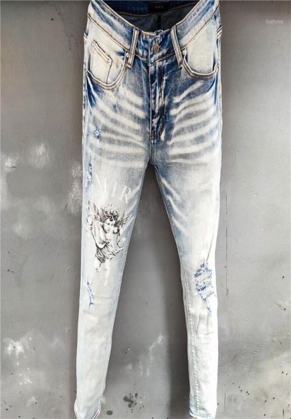 men039s jeans summer graphic mens stretch skinny high street stacked men hombre quality angel print hip hop jeansmen039s8451341, Blue
men039s jeans summer graphic mens stretch skinny high street stacked men hombre quality angel print hip hop jeansmen039s8451341, Blue