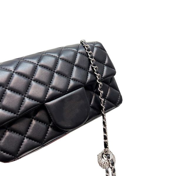 classic mini flap strass silver ball bags lambskin genuine leather adjustable shoulder strap crossbody luxury designer square purs191i
classic mini flap strass silver ball bags lambskin genuine leather adjustable shoulder strap crossbody luxury designer square purs191i