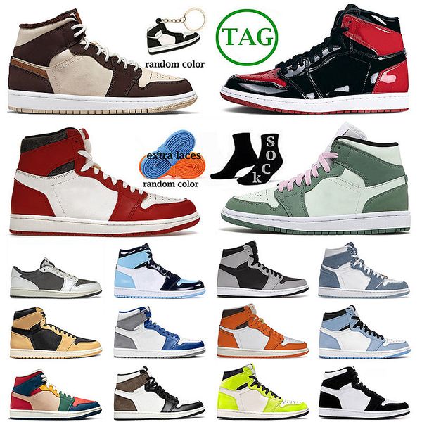 2023 jumpman 1 1s mens womens basketball shoes starfish high royal blue chicago lost and found denim seafoam rust pink atomic orange, Black
2023 jumpman 1 1s mens womens basketball shoes starfish high royal blue chicago lost and found denim seafoam rust pink atomic orange, Black