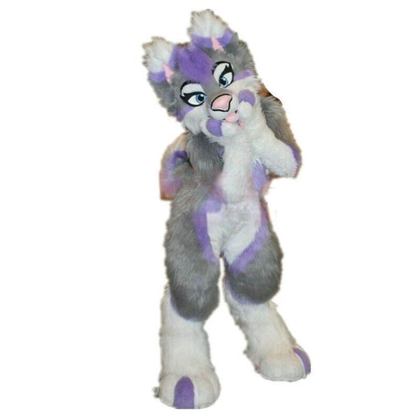 long fur gray husky dog cartoon mascot costume animal party game suit fursuit parade fancy dress advertising adults size, Red;yellow
long fur gray husky dog cartoon mascot costume animal party game suit fursuit parade fancy dress advertising adults size, Red;yellow