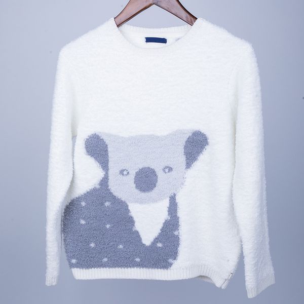 children's sweater round neck knitted pullover cartoon red comfortable wear skin white bear, White;black
children's sweater round neck knitted pullover cartoon red comfortable wear skin white bear, White;black