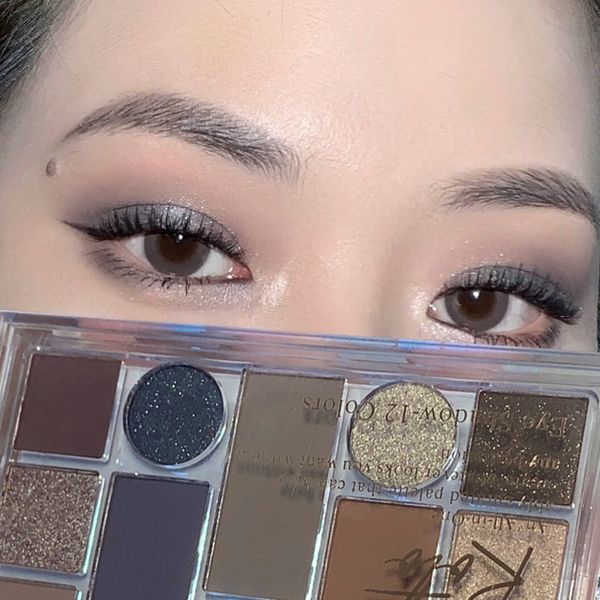 12 color eyeshadow palette glitter shimmer matte eyes makeup easy to color waterproof long-lasitng comestic shiny beauty tslm2
12 color eyeshadow palette glitter shimmer matte eyes makeup easy to color waterproof long-lasitng comestic shiny beauty tslm2