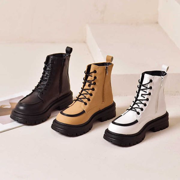 boots autumn winter women mid calf woman fashion lace-up ladies chelsea zipper botas mujer platform heel shoes 221213, Black
boots autumn winter women mid calf woman fashion lace-up ladies chelsea zipper botas mujer platform heel shoes 221213, Black