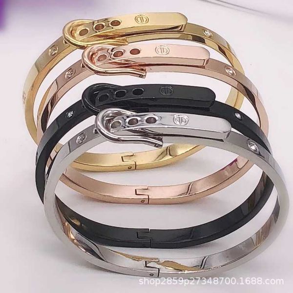 designer titanium steel c home bracelet is fashionable simple and adjustable the stainless straight, Black
designer titanium steel c home bracelet is fashionable simple and adjustable the stainless straight, Black