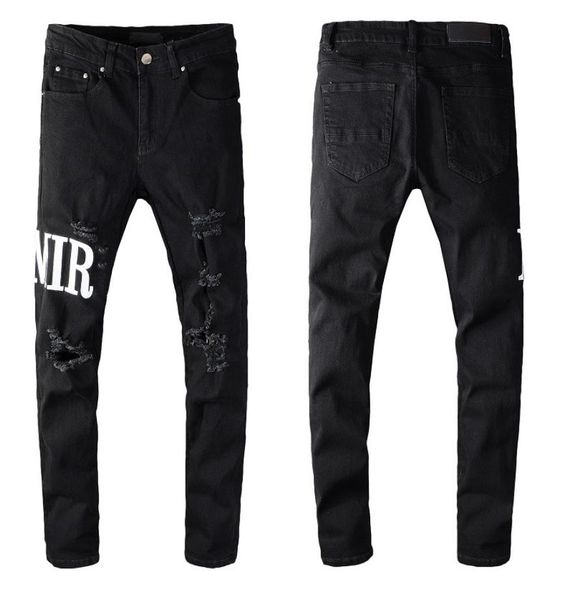 brand straight distressed jeans motorcycle ripped holes black color mens jean casual slim fit letter printed denim pants 100 1742444, Blue
brand straight distressed jeans motorcycle ripped holes black color mens jean casual slim fit letter printed denim pants 100 1742444, Blue