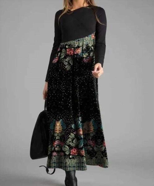 autumn and winter sale dress womens clothing printed long-sleeved elegant, Black;gray
autumn and winter sale dress womens clothing printed long-sleeved elegant, Black;gray
