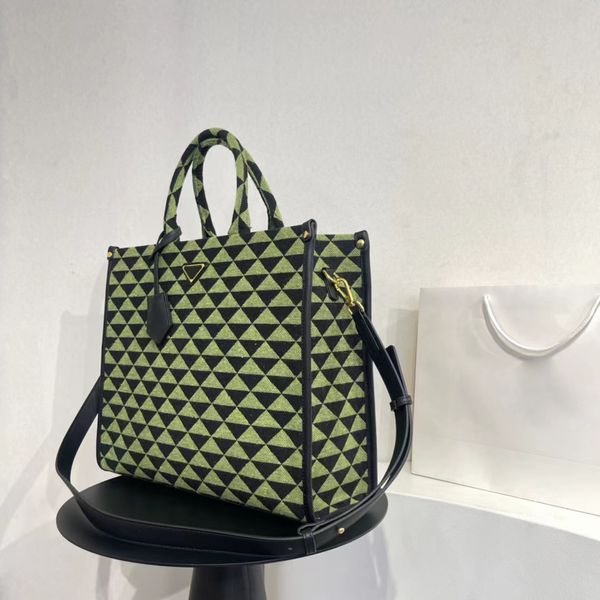 

symbole galleria designer bag woven embroidered shopping bag women's medium handbag crossbody wide shoulder strap size 39-31-11cm lw9p