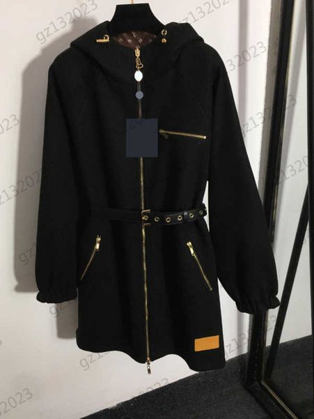 womens wool blends coat lined presbyopia logo print custom zipper opening hooded wool coats belt slim reversible warm outerwear autumn winte, Black
womens wool blends coat lined presbyopia logo print custom zipper opening hooded wool coats belt slim reversible warm outerwear autumn winte, Black