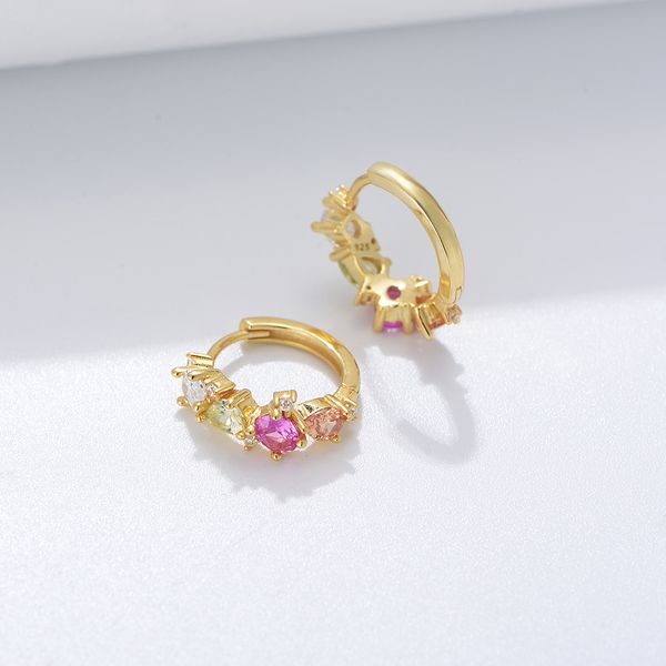 s925 sterling hoop silver colored zircon earrings ins elegant lady sensei fairy earrings design sense, Golden;silver
s925 sterling hoop silver colored zircon earrings ins elegant lady sensei fairy earrings design sense, Golden;silver