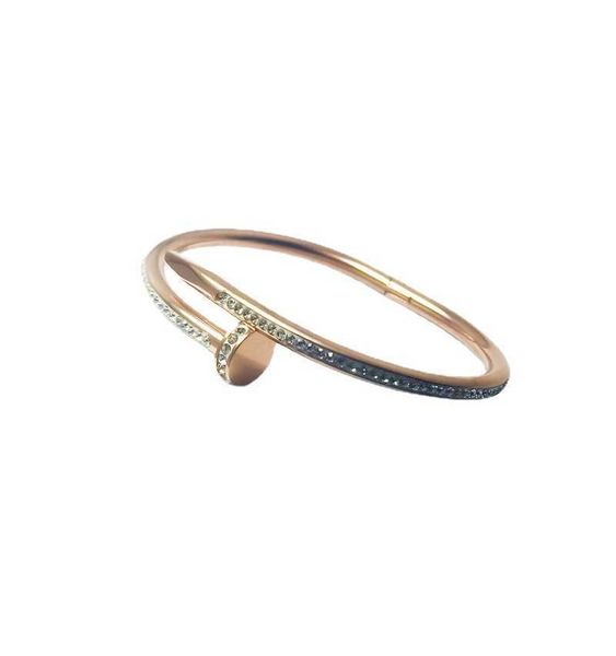 original designer card nail stainless steel bracelet mud diamond fashion can be made8iun, Black
original designer card nail stainless steel bracelet mud diamond fashion can be made8iun, Black