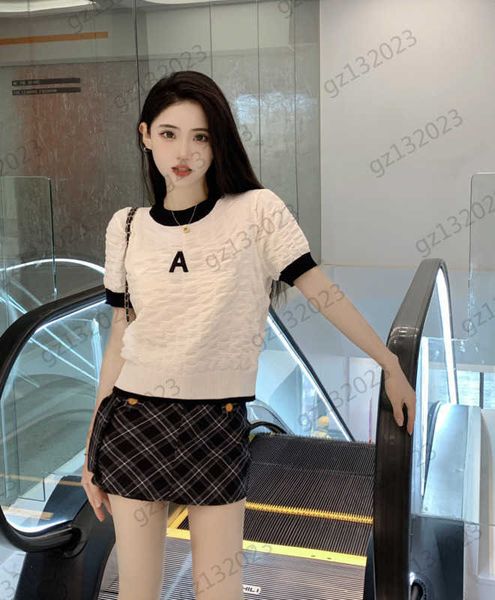 womens clothes t-shirts chest letter embroidery pleated fabric designer elastic hem short sleeve tees fashion brand women clothing 2 colors, White
womens clothes t-shirts chest letter embroidery pleated fabric designer elastic hem short sleeve tees fashion brand women clothing 2 colors, White