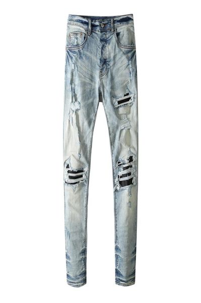 2021 tiktok high quietly mens fashion straight slim ripped jeans trousers men streetwear motorcycle biker jean pants size 2938 6745477, Blue
2021 tiktok high quietly mens fashion straight slim ripped jeans trousers men streetwear motorcycle biker jean pants size 2938 6745477, Blue