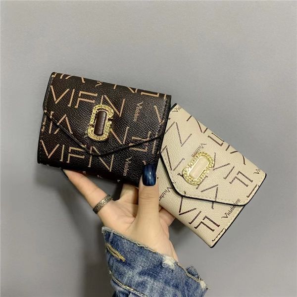 fashion purse female new korean version of the simple short retro everything folding small wallet change card bag, Red;black
fashion purse female new korean version of the simple short retro everything folding small wallet change card bag, Red;black