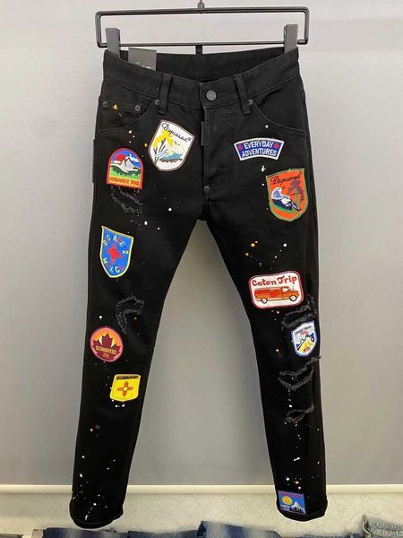 men's jeans d2 leggings square fit denim ripped fashion designer elastic pants icon splice trousers jeans 2022 distressed slim 0q2d, Blue
men's jeans d2 leggings square fit denim ripped fashion designer elastic pants icon splice trousers jeans 2022 distressed slim 0q2d, Blue