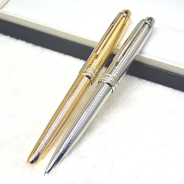 luxury msk-163 ag925 rollerball pen ballpoint fountain pens black resin golden and silver metal stripe writing office school supplies with s, Blue;orange
luxury msk-163 ag925 rollerball pen ballpoint fountain pens black resin golden and silver metal stripe writing office school supplies with s, Blue;orange