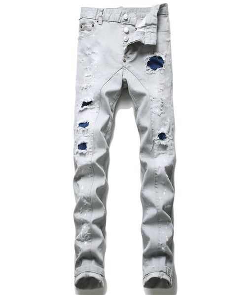 men ripped slim fit jeans skinny straight leg washed frayed motocycle denim pants hip hop stretch biker men039s trousers 12021691386, Blue
men ripped slim fit jeans skinny straight leg washed frayed motocycle denim pants hip hop stretch biker men039s trousers 12021691386, Blue