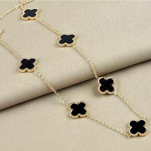 pendant necklaces four-leafed clover luxury necklace designers jewelry diamonds necklace women titanium steel gold-plated never fade not all, Silver
pendant necklaces four-leafed clover luxury necklace designers jewelry diamonds necklace women titanium steel gold-plated never fade not all, Silver