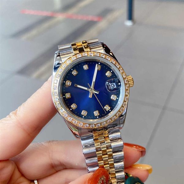 r luxury women's watch 36mm diamond embellishment five colors mechanical automatic stainless steel gold belt276s, Slivery;brown
r luxury women's watch 36mm diamond embellishment five colors mechanical automatic stainless steel gold belt276s, Slivery;brown