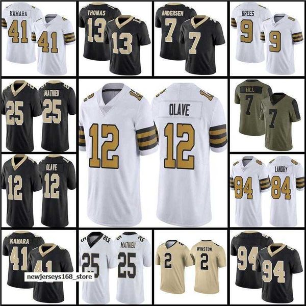jersey 12 chris olave 84 jarvis landry 25 tyrann mathieu football 41 alvin kamara 2 jameis winston 56 demario davis drew brees lattimore 7&#, Black 
jersey 12 chris olave 84 jarvis landry 25 tyrann mathieu football 41 alvin kamara 2 jameis winston 56 demario davis drew brees lattimore 7&#, Black