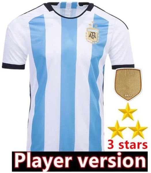 3 stars player fans version argentina soccer jersey 22 23 home away 1986 football shirts 2022 messis de paul di maria national team maradona, Black;yellow
3 stars player fans version argentina soccer jersey 22 23 home away 1986 football shirts 2022 messis de paul di maria national team maradona, Black;yellow