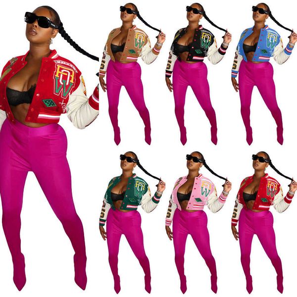 new baseball jackets full position printed threaded varsity desinger women cropped patchwork button letterman coats 6 colors, Black;brown
new baseball jackets full position printed threaded varsity desinger women cropped patchwork button letterman coats 6 colors, Black;brown