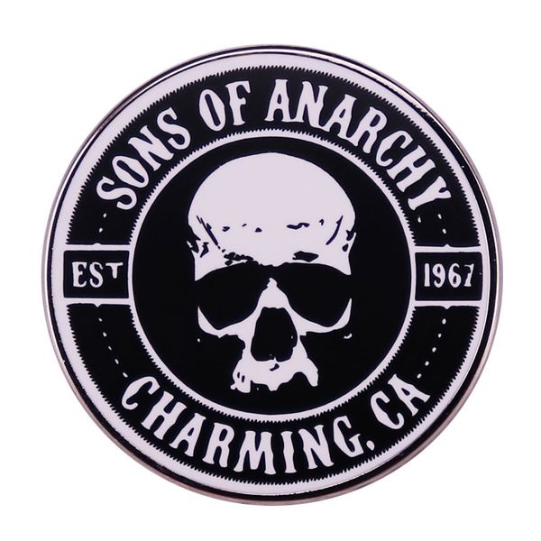 halloween son anarchy charming skull death enamel brooch pin lapel metal pins brooches badges exquisite jewelry accessories, Blue
halloween son anarchy charming skull death enamel brooch pin lapel metal pins brooches badges exquisite jewelry accessories, Blue