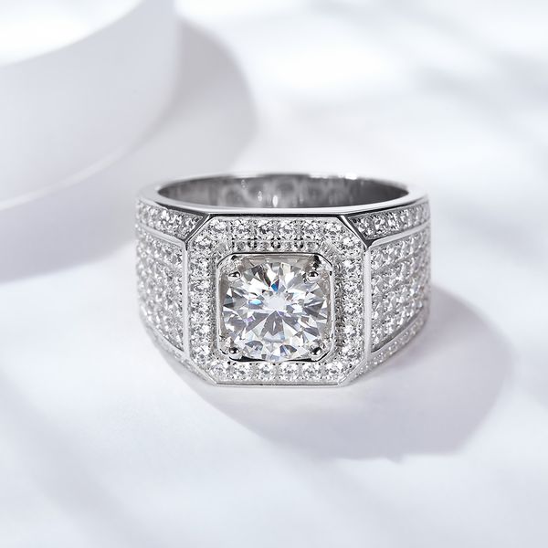 solid 925 sterling silver custom fine jewelry for men engagement ring moissanite diamond 1-5ct diamond gra certifiantion online ready stock, Slivery;golden
solid 925 sterling silver custom fine jewelry for men engagement ring moissanite diamond 1-5ct diamond gra certifiantion online ready stock, Slivery;golden