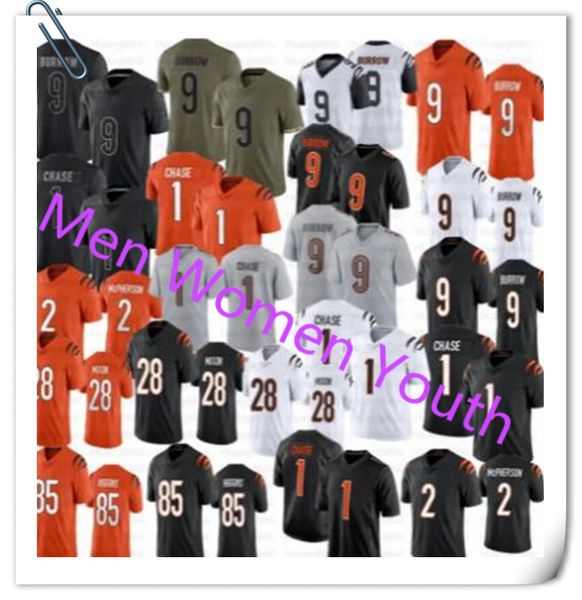 9 joe burrow jamarr bates chase bengals football jersey men women youth 2 evan mcpherson 85 tee higgins 28 mixon sam hubbard stitched jersey, Black;red
9 joe burrow jamarr bates chase bengals football jersey men women youth 2 evan mcpherson 85 tee higgins 28 mixon sam hubbard stitched jersey, Black;red