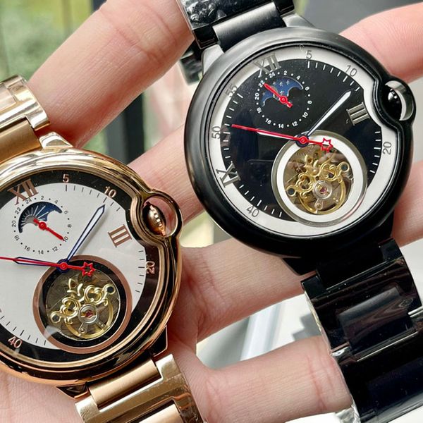 watch mens watches fully automatic mechanical watch 44mm sapphire stainless steel strap multiple colors available wristwatches phase of the, Slivery;brown
watch mens watches fully automatic mechanical watch 44mm sapphire stainless steel strap multiple colors available wristwatches phase of the, Slivery;brown