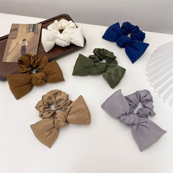 chic cute cotton bow ponytail holder elastic hairband women girls hair scrunchies winter fashion womens hair accessories, Slivery;white
chic cute cotton bow ponytail holder elastic hairband women girls hair scrunchies winter fashion womens hair accessories, Slivery;white