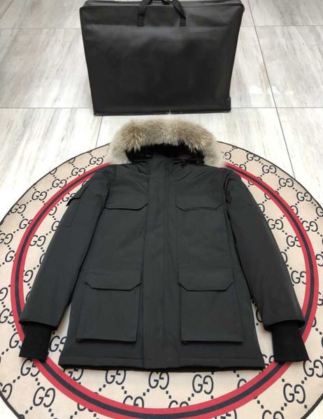 winter goose down coat mens fashion parka waterproof windser advanced fabric thick doudoune with real wolf fur keep warm goode jackets, Black
winter goose down coat mens fashion parka waterproof windser advanced fabric thick doudoune with real wolf fur keep warm goode jackets, Black